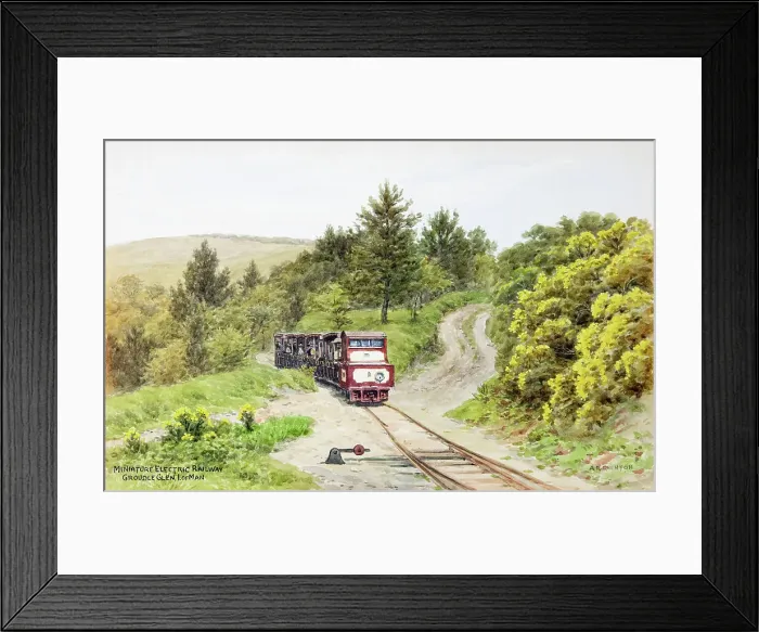 Framed Print : Miniature Electric Railway, Groudle Glen, Isle of Man Framed Print : Miniature Electric Railway, Groudle Glen, Isle of Man