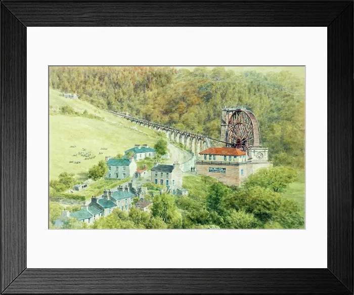 Framed Print : Laxey, Isle of Man Framed Print : Laxey, Isle of Man