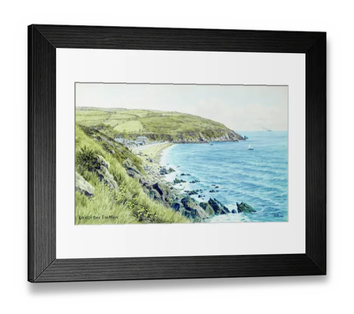 Framed Print : Laxey Bay, Isle of Man Framed Print : Laxey Bay, Isle of Man