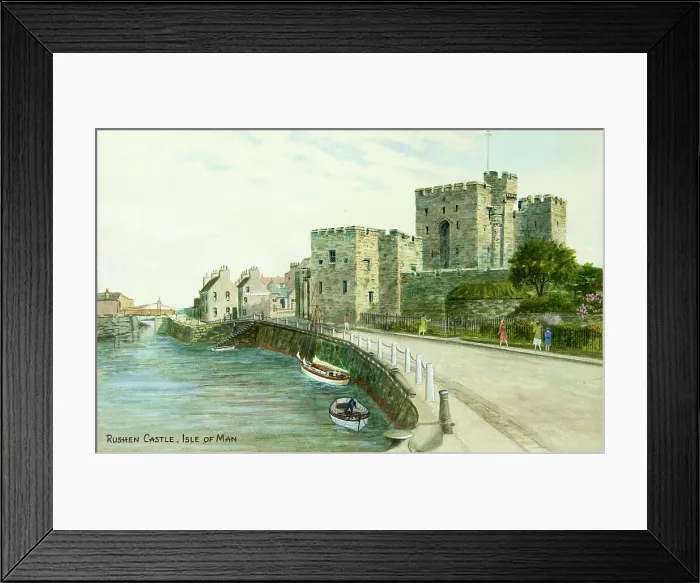 Framed Print : Rushen Castle, Isle of Man Framed Print : Rushen Castle, Isle of Man