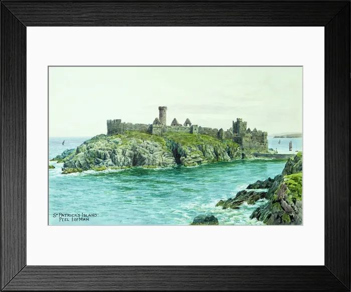 Framed Print : Peel Castle, St Patrick's Island, Peel, Isle of Man Framed Print : Peel Castle, St Patrick's Island, Peel, Isle of Man