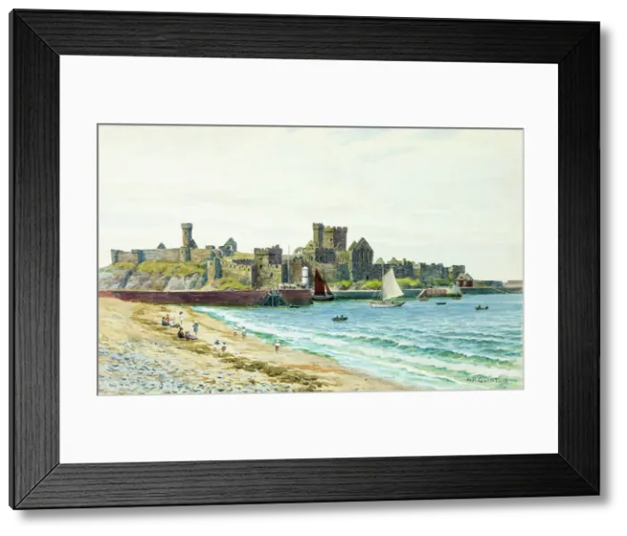 Framed Print : Peel Castle, St Patrick's Island, Peel, Isle of Man Framed Print : Peel Castle, St Patrick's Island, Peel, Isle of Man