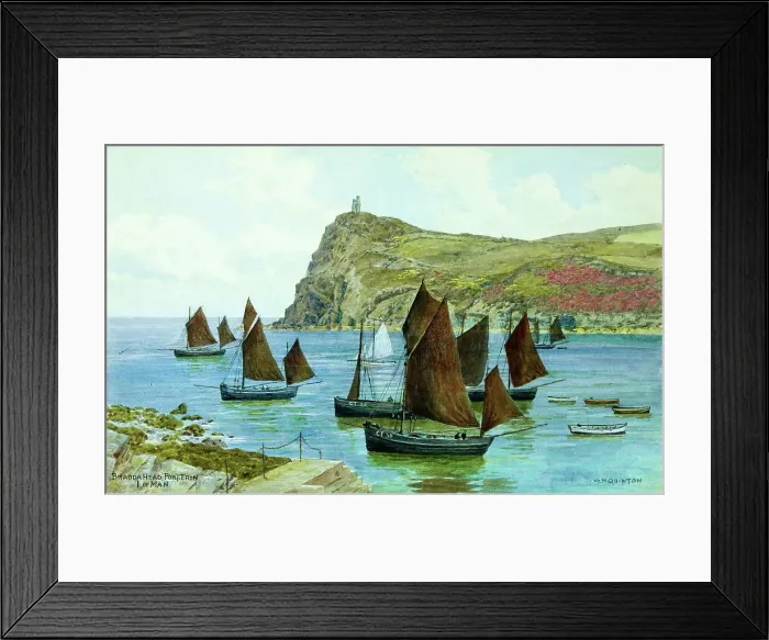 Framed Print : Bradda Head, Port Erin, Isle of Man Framed Print : Bradda Head, Port Erin, Isle of Man