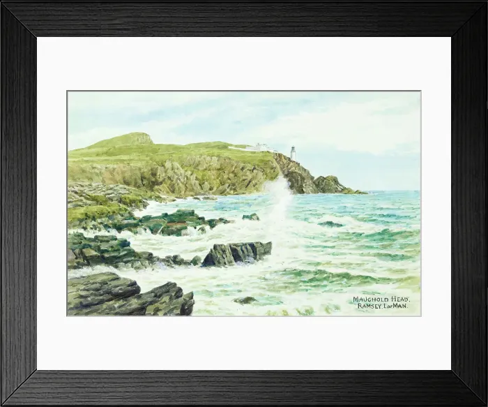 Framed Print : Maughold Head, Ramsey, Isle of Man