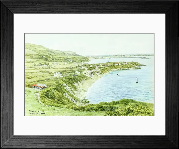 Framed Print : Port E Vullen, Ramsey, Isle of Man Framed Print : Port E Vullen, Ramsey, Isle of Man
