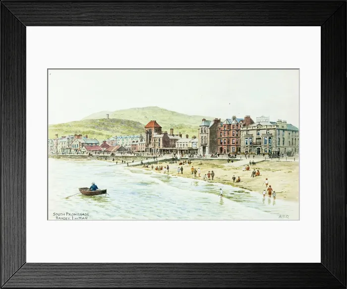 Framed Print : South Promenade, Ramsey, Isle of Man Framed Print : South Promenade, Ramsey, Isle of Man