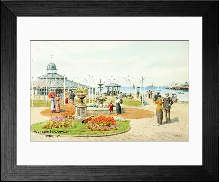 Framed Print : Western Esplanade, Ryde, Isle of Wight Framed Print : Western Esplanade, Ryde, Isle of Wight