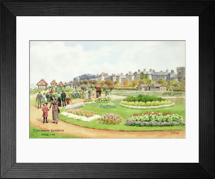 Framed Print : Esplanade Gardens, Ryde, Isle of Wight Framed Print : Esplanade Gardens, Ryde, Isle of Wight