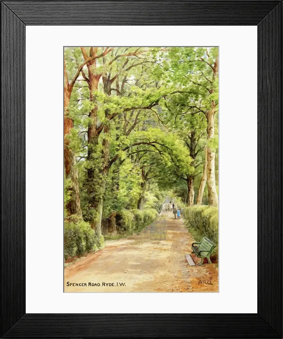 Framed Print : Spencer Road, Ryde, Isle of Wight Framed Print : Spencer Road, Ryde, Isle of Wight