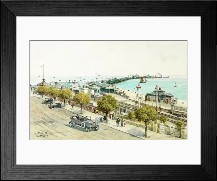 Framed Print : The Pier, Ryde, Isle of Wight Framed Print : The Pier, Ryde, Isle of Wight