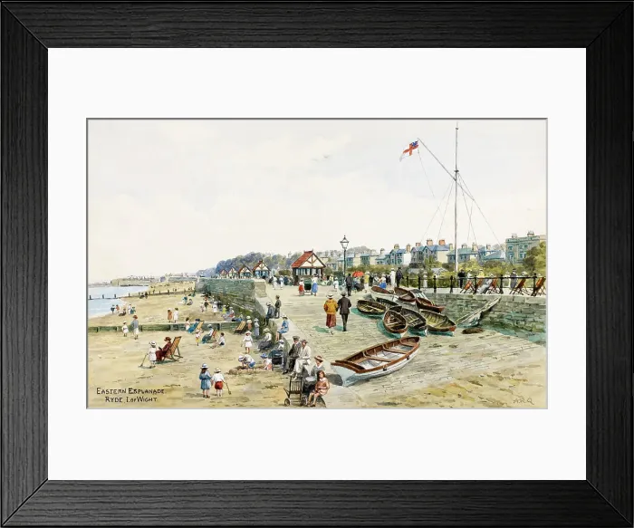 Framed Print : Eastern Esplanade, Ryde, Isle of Wight Framed Print : Eastern Esplanade, Ryde, Isle of Wight