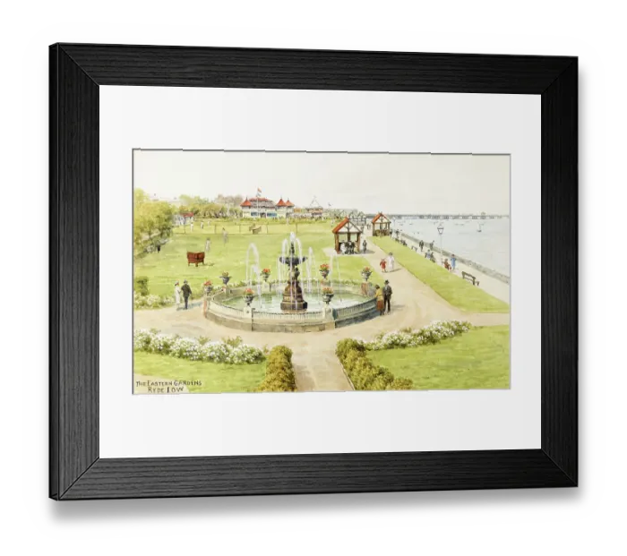 Framed Print : Eastern Gardens, Ryde, Isle of Wight Framed Print : Eastern Gardens, Ryde, Isle of Wight
