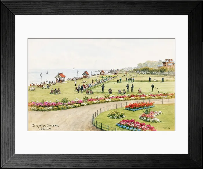 Framed Print : Esplanade Gardens, Ryde, Isle of Wight Framed Print : Esplanade Gardens, Ryde, Isle of Wight