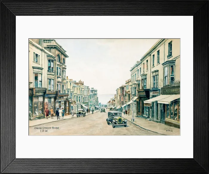 Framed Print : Union Street, Ryde, Isle of Wight Framed Print : Union Street, Ryde, Isle of Wight