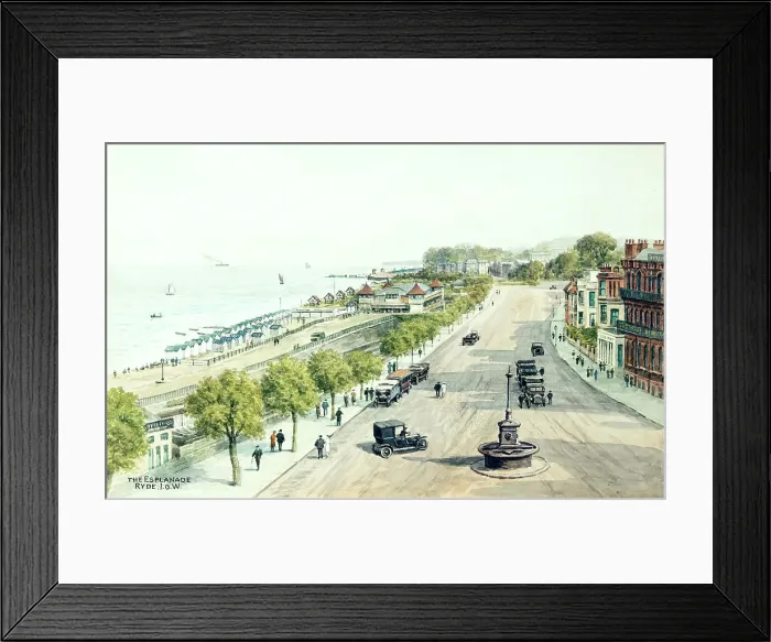 Framed Print : The Esplanade, Ryde, Isle of Wight Framed Print : The Esplanade, Ryde, Isle of Wight