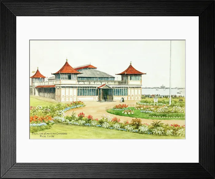 Framed Print : Pavilion and Eastern Gardens, Ryde, Isle of Wight Framed Print : Pavilion and Eastern Gardens, Ryde, Isle of Wight