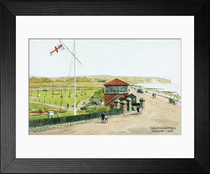 Framed Print : Sanothan Grounds, Sandown, Isle of Wight Framed Print : Sanothan Grounds, Sandown, Isle of Wight