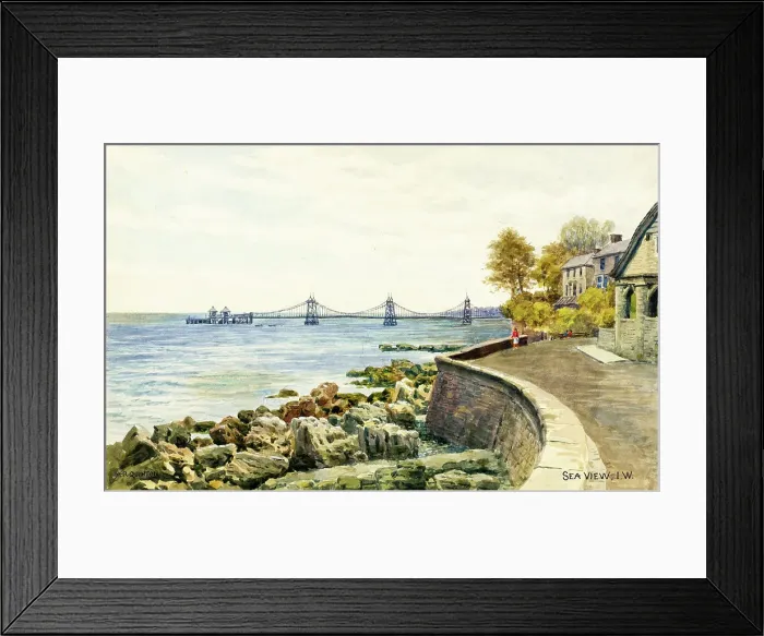 Framed Print : Seaview village on the Isle of Wight Framed Print : Seaview village on the Isle of Wight