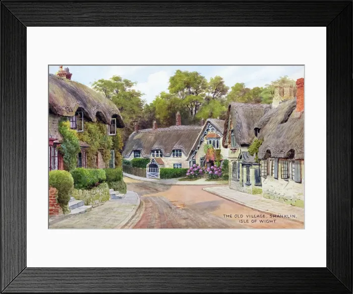 Framed Print : Old village at Shanklin, Isle of Wight Framed Print : Old village at Shanklin, Isle of Wight