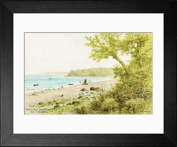 Framed Print : Priory Bay, Seaview, Isle of Wight Framed Print : Priory Bay, Seaview, Isle of Wight