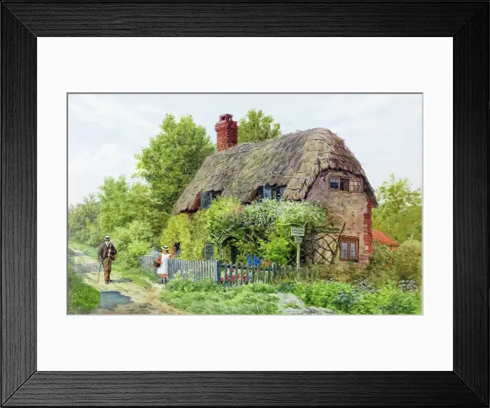 Framed Print : Thatched cottage at Brading, Isle of Wight Framed Print : Thatched cottage at Brading, Isle of Wight