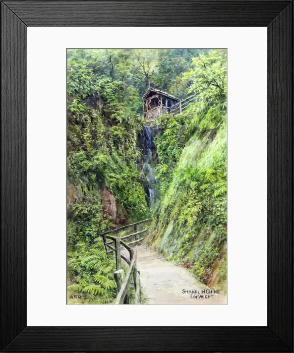 Framed Print : Shanklin Chine, Isle of Wight