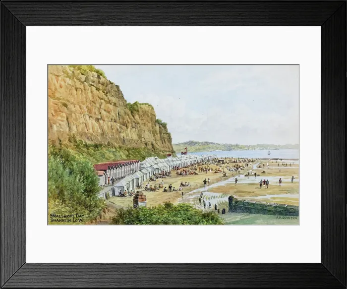 Framed Print : Smallhope Bay, Shanklin, Isle of Wight Framed Print : Smallhope Bay, Shanklin, Isle of Wight