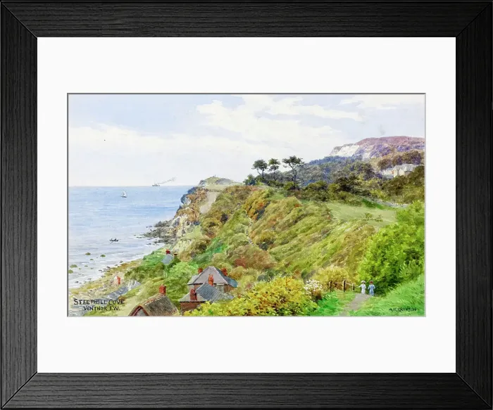 Framed Print : Steephill Cove, Ventnor, Isle of Wight Framed Print : Steephill Cove, Ventnor, Isle of Wight