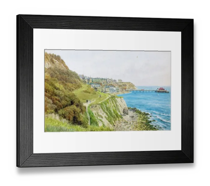 Framed Print : Ventnor, Isle of Wight Framed Print : Ventnor, Isle of Wight