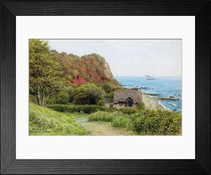 Framed Print : Monks Bay, Bonchurch, Isle of Wight Framed Print : Monks Bay, Bonchurch, Isle of Wight