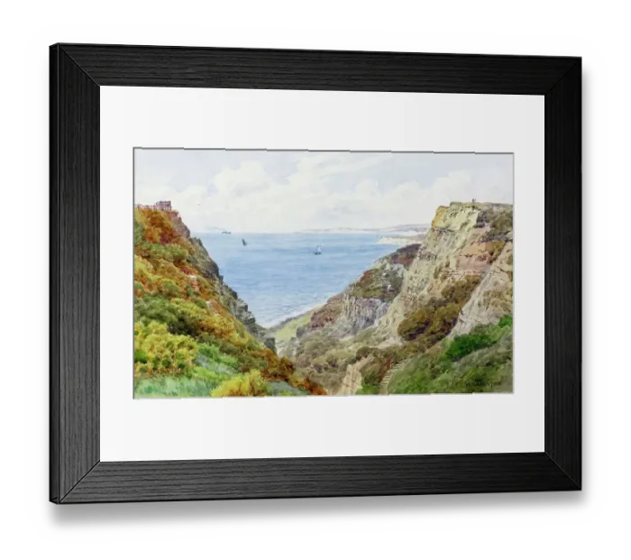 Framed Print : Blackgang Chine, Isle of Wight Framed Print : Blackgang Chine, Isle of Wight