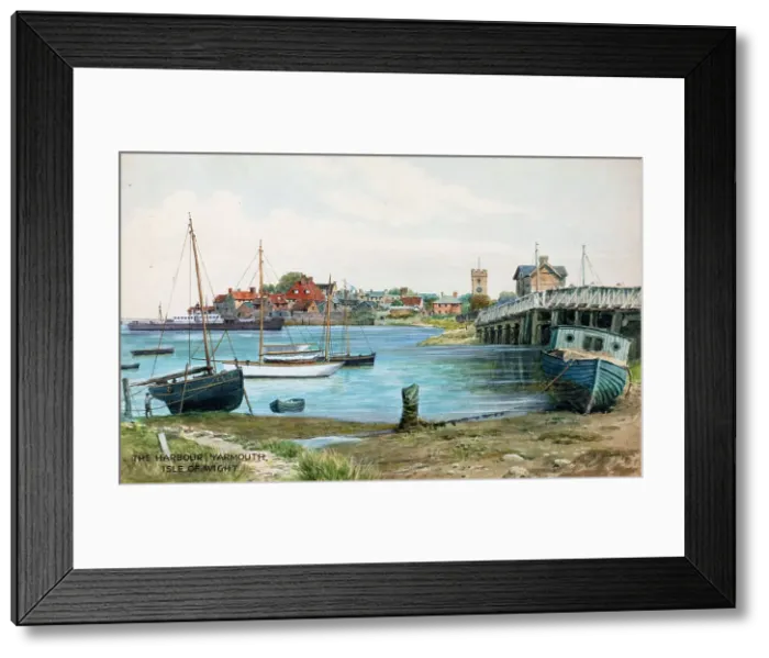 Framed Print : The Harbour, Yarmouth, Isle of Wight Framed Print : The Harbour, Yarmouth, Isle of Wight