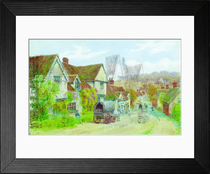 Framed Print : Kersey, Suffolk Framed Print : Kersey, Suffolk