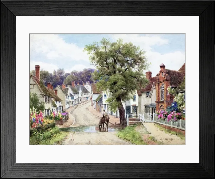 Framed Print : Kersey, Suffolk Framed Print : Kersey, Suffolk