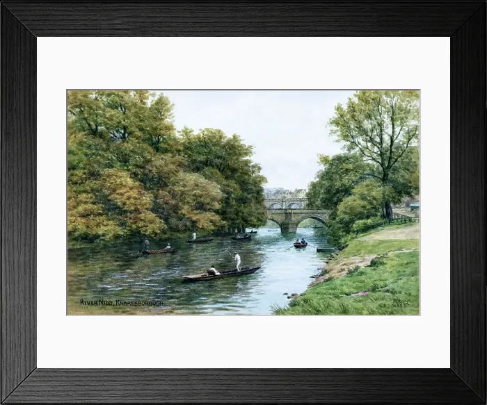 Framed Print : River Nidd, Knaresborough, North Yorkshire Framed Print : River Nidd, Knaresborough, North Yorkshire