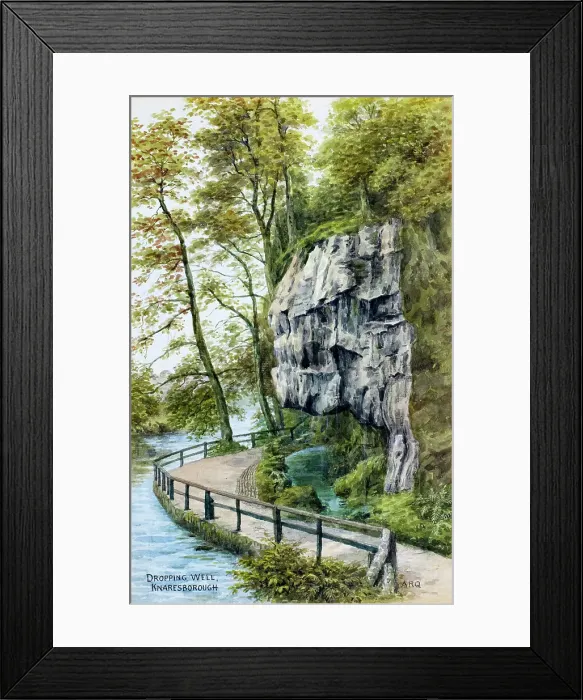 Framed Print : Dropping Well, Knaresborough, North Yorkshire Framed Print : Dropping Well, Knaresborough, North Yorkshire