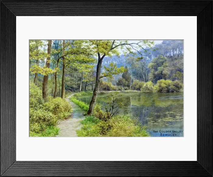 Framed Print : The Golden Valley, Bewdley, Worcestershire Framed Print : The Golden Valley, Bewdley, Worcestershire