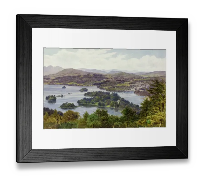 Framed Print : Lake Windermere, Lake District, Cumbria Framed Print : Lake Windermere, Lake District, Cumbria
