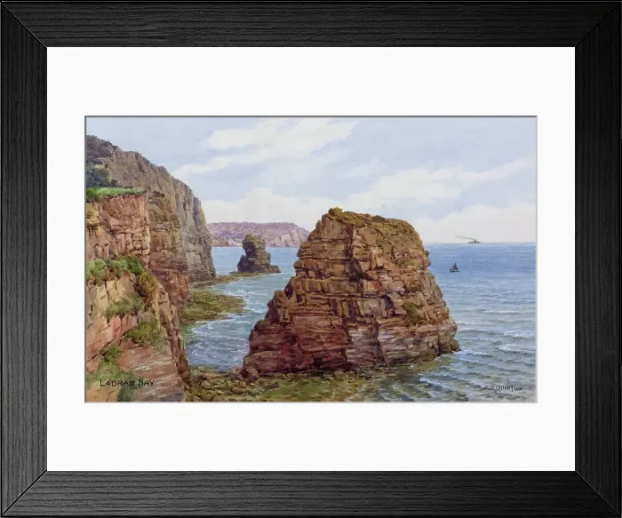 Framed Print : Ladram Bay, near Sidmouth, South Devon Framed Print : Ladram Bay, near Sidmouth, South Devon