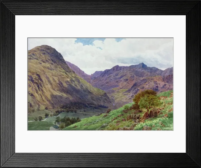 Framed Print : The Langdale Pikes, Lake District, Cumbria Framed Print : The Langdale Pikes, Lake District, Cumbria