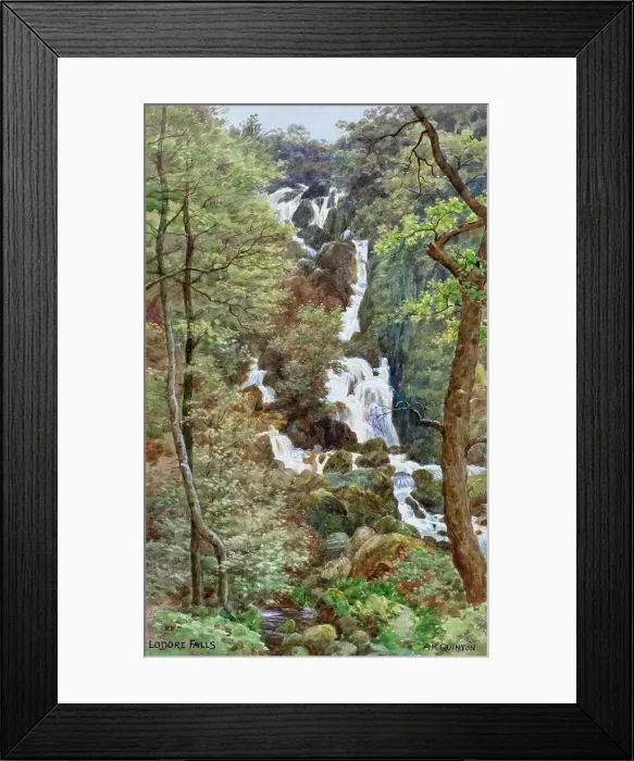 Framed Print : Lodore Falls, Borrowdale, Lake District, Cumbria Framed Print : Lodore Falls, Borrowdale, Lake District, Cumbria