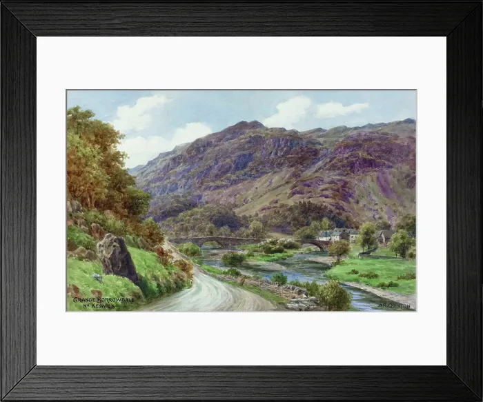 Framed Print : Grange Borrowdale, near Keswick, Lake District, Cumbria Framed Print : Grange Borrowdale, near Keswick, Lake District, Cumbria