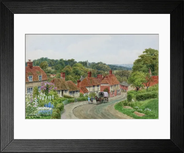 Framed Print : Town Hill, Lamberhurst, Kent Framed Print : Town Hill, Lamberhurst, Kent