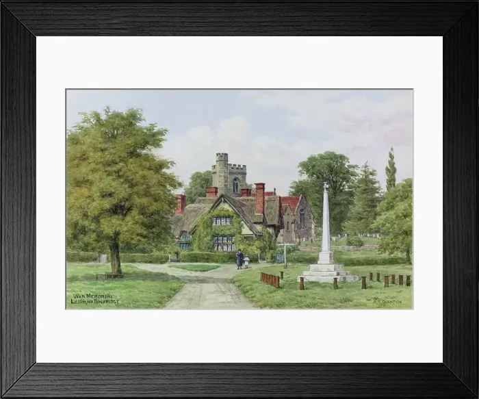 Framed Print : War Memorial, Leigh, near Tonbridge, Kent Framed Print : War Memorial, Leigh, near Tonbridge, Kent
