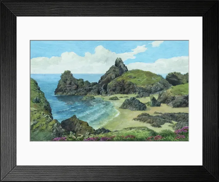 Framed Print : Kynance Cove, Lizard Peninsula, Cornwall Framed Print : Kynance Cove, Lizard Peninsula, Cornwall