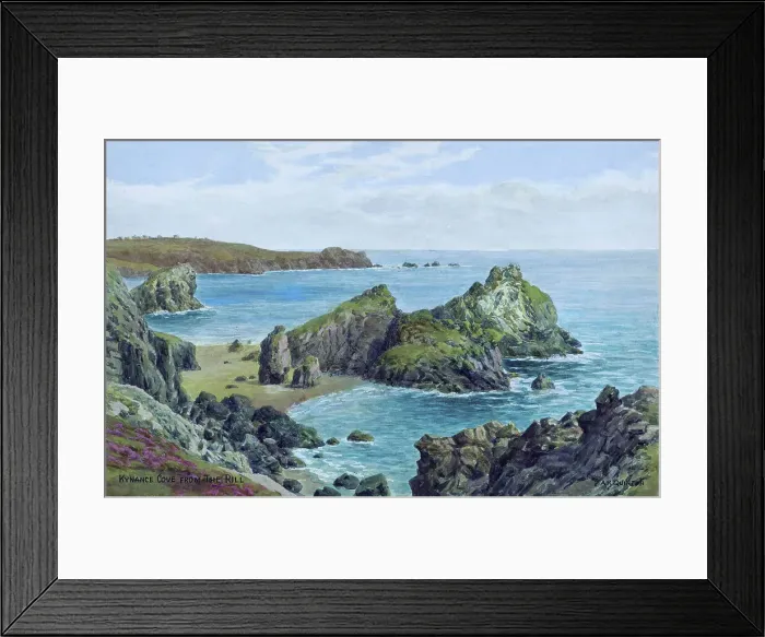 Framed Print : Kynance Cove, Lizard Peninsula, Cornwall Framed Print : Kynance Cove, Lizard Peninsula, Cornwall
