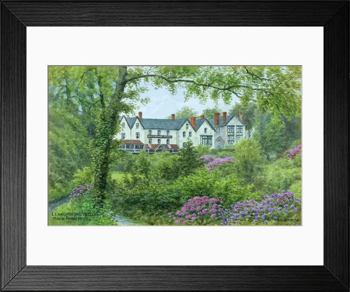 Framed Print : Rock Park Hotel, Llandrindod Wells, Powys, Wales Framed Print : Rock Park Hotel, Llandrindod Wells, Powys, Wales