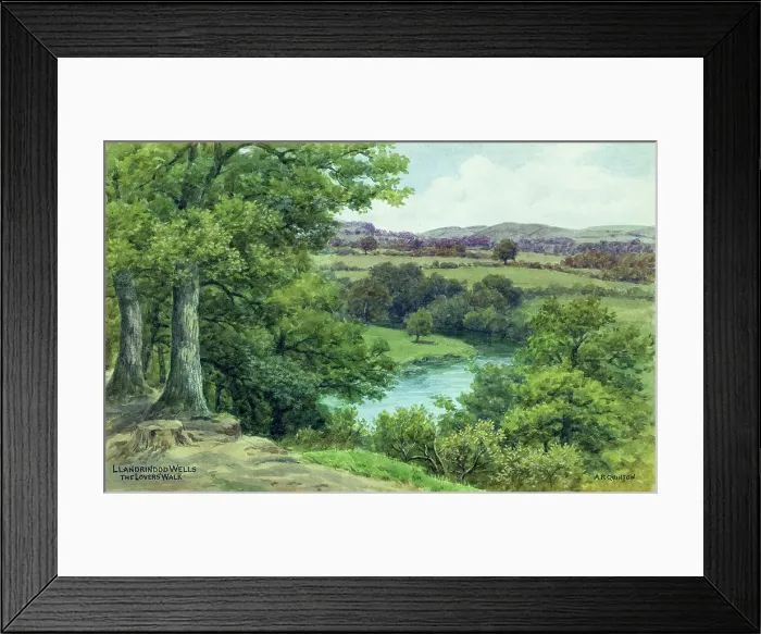 Framed Print : Lovers Walk, Llandrindod Wells, Powys, Wales Framed Print : Lovers Walk, Llandrindod Wells, Powys, Wales