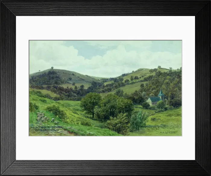Framed Print : Cefnllys Church, Llandrindod Wells, Powys, Wales Framed Print : Cefnllys Church, Llandrindod Wells, Powys, Wales