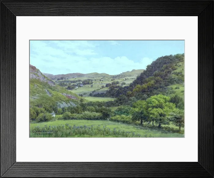 Framed Print : Cefnllys Valley, Llandrindod Wells, Powys, Wales Framed Print : Cefnllys Valley, Llandrindod Wells, Powys, Wales